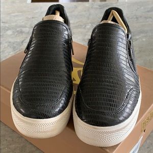 Ash Black Platform Sneakers